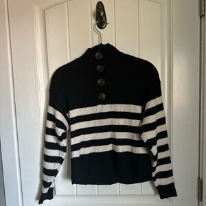 Striped Black and White Sweater